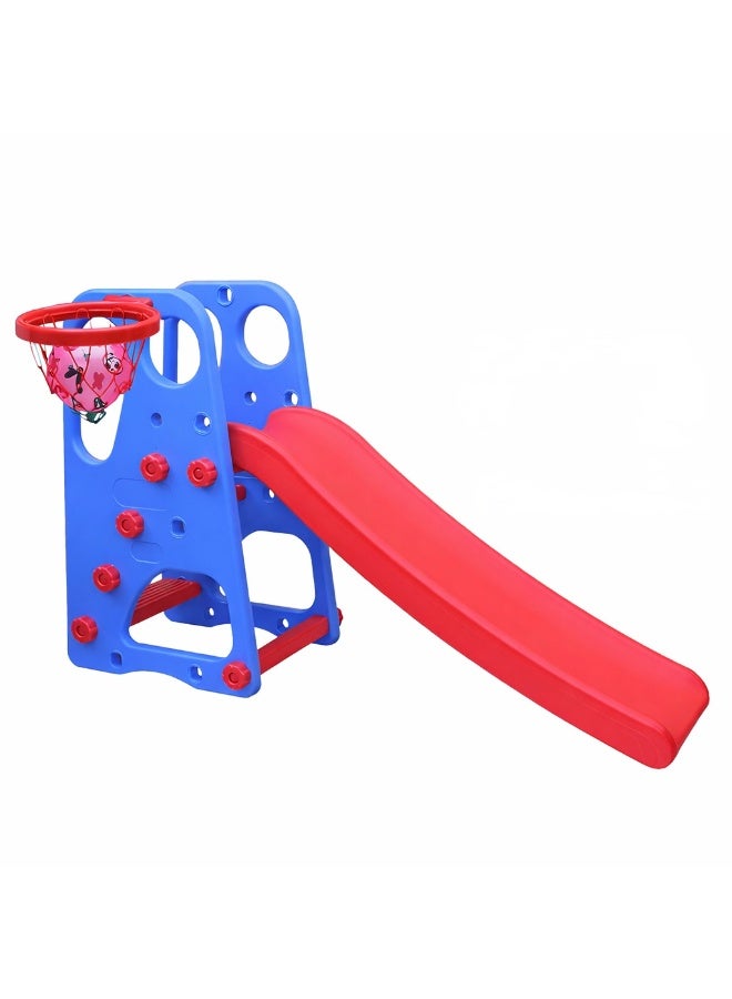 AL BADER Garden Slide for Kids, Playground for Indoor Or Outdoor, Slide For Children, Playset for Outdoor Backyard,  Kids Slide With Basketball, kids Play For Children - Image 1